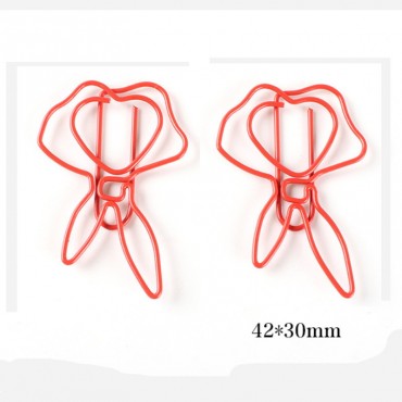 Clothes Paper Clips | Red Scarf Paper Clips | Decorative Accessories (1 dozen/lot)