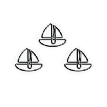 Vehicle Paper Clips | Sailboat Paper Clips | Cute Stationery (1 dozen/lot)